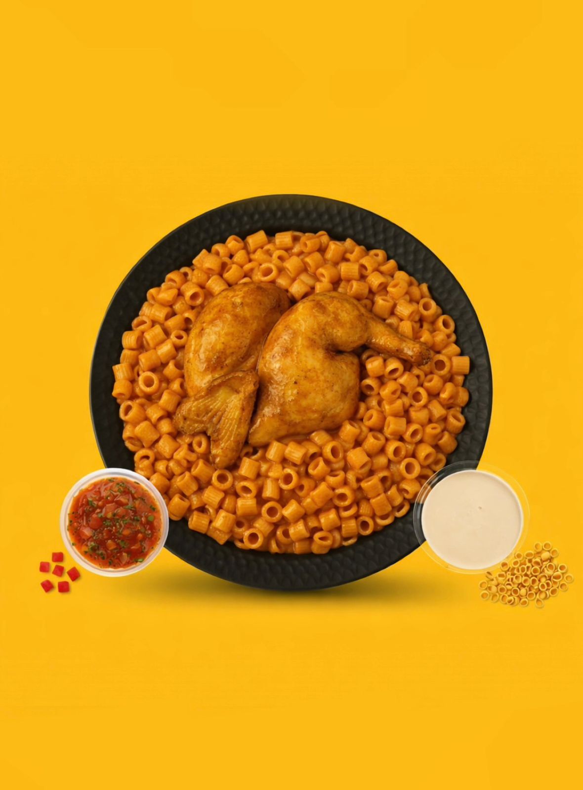 كبسة المكرونة بالدجاج